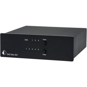 Pro-Ject DAC Box S2+ - Digitaal Analoog Converter - Zwart