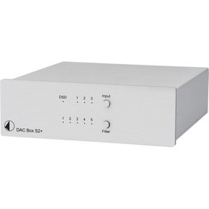 Pro-Ject DAC Box S2+ - Digitaal Analoog Converter - Zilver