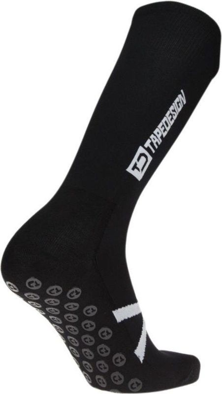 Hoge Sokken - Winter Sport - Tape Design - Zwart - Anti-slip, Maat 37-48