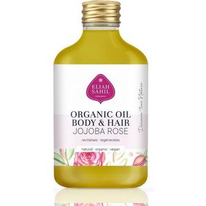 Vegan Huid/Haar Olie Jojoba Roos BIO