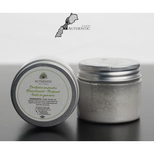 Authentic Vegan Tandpastapoeder blekend en zuiverend 100% BIO