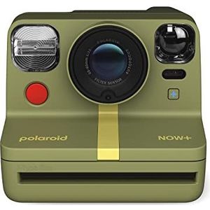 Polaroid Now+ Generation 2 - Sofortbildkamera - Objektiv: 94,96 mm - 102,35 mm - Typ 600 / i-Type waldgrün
