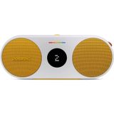 Polaroid P2 Muziekspeler (geel) - Krachtige draagbare draadloze Bluetooth-luidspreker oplaadbaar met dubbele stereokoppeling