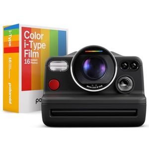 Polaroid - I-2 Instant Camera Bundle met Color i-Type Film Double Pack (16 foto's) - Volledig handmatige bediening, app ingeschakeld analoge Instant Camera met Polaroid's scherpste 3-Element Lens