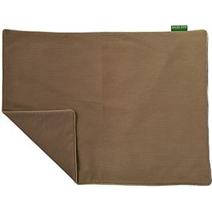 Dandy Dog Hondendeken Relax Taupe - wasbaar knuffelig robuust fluwelen koord hoogwaardige kwaliteit Made in Germany - maat M