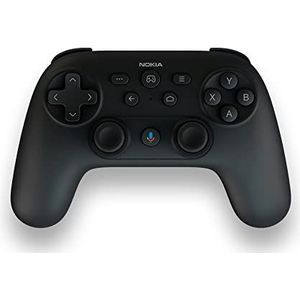 Nokia Bluetooth Game Controller met Roast Control - Gamepad met Google Assistent, Joystick, Afstandsbediening voor Android TV's en Streaming Devices. Realtime trillingsfeedback, USB-C-oplaadpoort