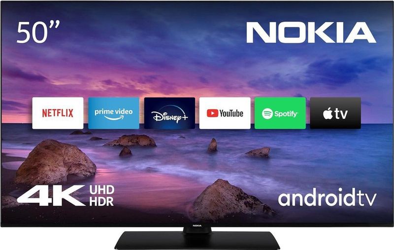 Nokia - UN50GV310i - Ultra HD Televisie - Zwart - 4K Android TV