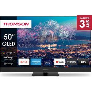 Thomson 50QG6C14 - QLED Plus Televisie - Zwart - Met Google TV