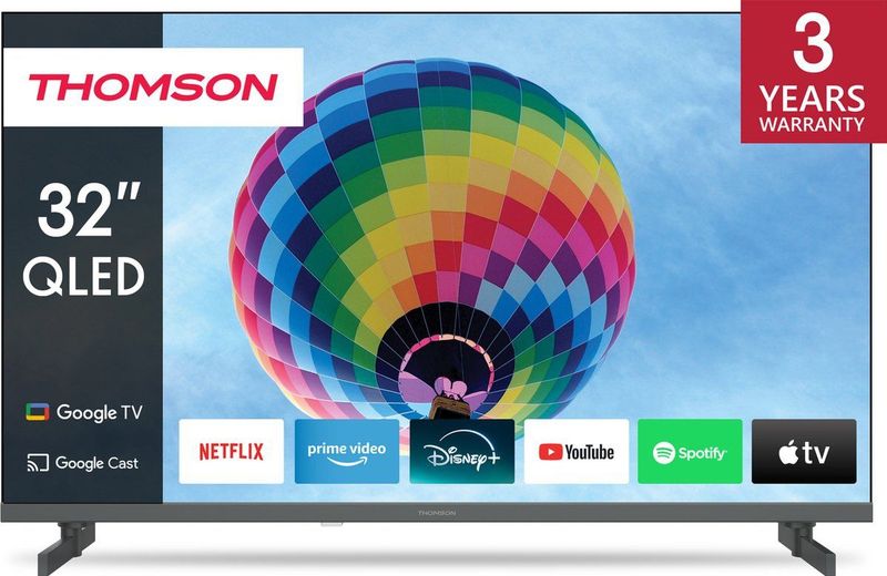 Thomson - Full HD QLED - Smart TV - Zwart - 82cm