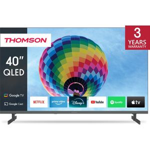 THOMSON - 40QG4S14 - QLED-TV - Zwart - 40 Inch - Full HD