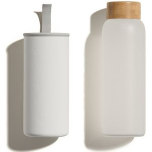 Waterdrop Glass Bottle Frosted V1 400 ml