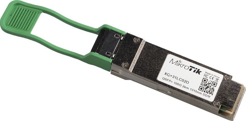 MikroTik - XQ+31LC02D - QSFP28 Module - Singlemode - 100 Gbit/s - Tot 2000 m Bereik