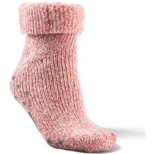 Fellhof - Antislip Sokken - Roze - Warme Wollen Sokken - Ademend - Vuilafstotend