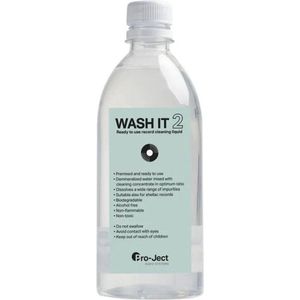 Pro-Ject Wash It 2 – Platenwasmiddel voor vinyl – Milieuvriendelijk wassen – 500 ml (per stuk – 1 stuk)