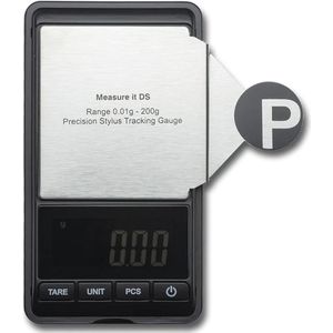 Pro-Ject Measure it DS – Naalddrukmeter – Naalddrukweger – Voor elke platenspeler - Zwart (per stuk – 1 stuk)