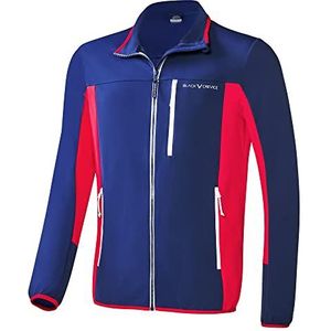 Black Crevice Heren tweede laag, blauw/rood, S