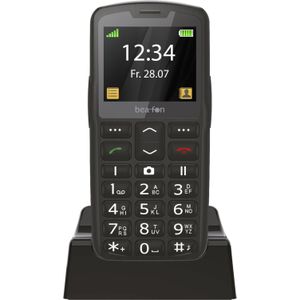 Bea-Fon Sl260 (2.20"", 0.30 Mpx, 2G), Sleutel mobiele telefoon, Zilver, Zwart