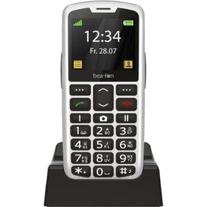 Beafon, SL260, Silverline, mobiele telefoon, bartype, sleuteltelefoon, seniorentelefoon, noodoproepknop, 2,2 inch (5,58 inch), zilver