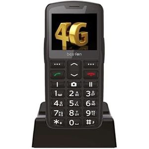 Beafon, SL260 LTE 4G, Silverline, sleuteltelefoon, seniorenmobiele telefoon met SOS-noodoproepknop, compatibel met gehoorapparaten, M4/T4, lichtsignaal, display 2,2 inch (5,58 inch)