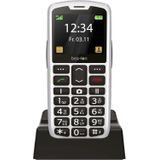 Beafon, SL260 LTE 4G, Silverline, sleuteltelefoon, seniorenmobiele telefoon met SOS-noodoproepknop, compatibel met gehoorapparaten, M4/T4, lichtsignaal, display 2,2 inch (5,58 inch)