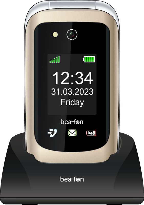 Beafon SL720I 4G - Senioren - Champagne - Noodknop
