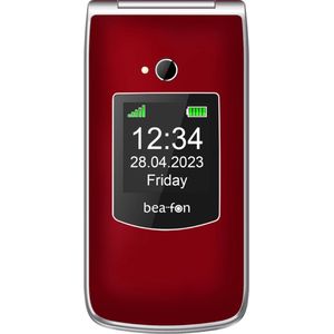 Beafon - SL605 - Sleutel Mobiele Telefoon - Rood - Inclusief Oplaadstation