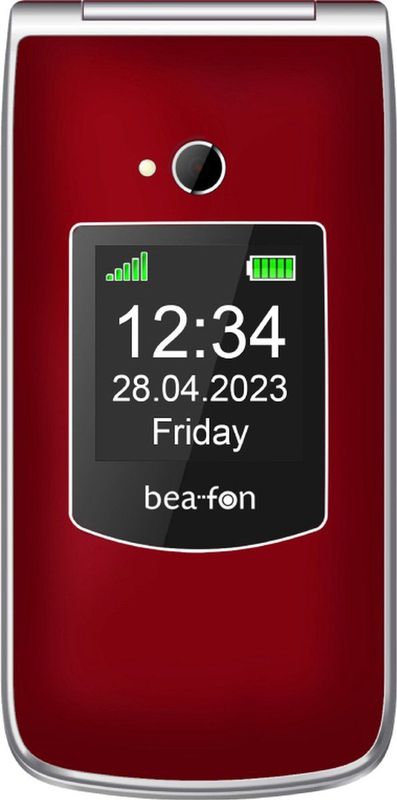 Bea-Fon SL605 rood (2.40", 0.30 Mpx, 2G), Sleutel mobiele telefoon, Rood
