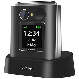 Beafon - Fold10 - Klaptelefoon - Zwart - Materiaal: Kunststof