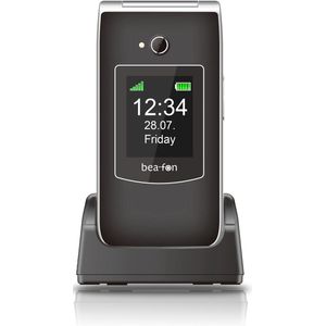 Bea-Fon - SL645 - Mobiele Telefoon - Zwart - Zilver - 2G - 3 MP