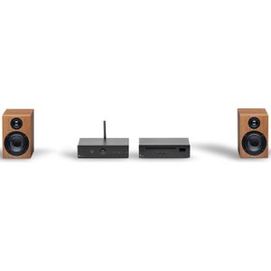 Pro-Ject Stereo Set E - CD Walnut - HiFi Stereo Set - Compacte Geluidsoplossing