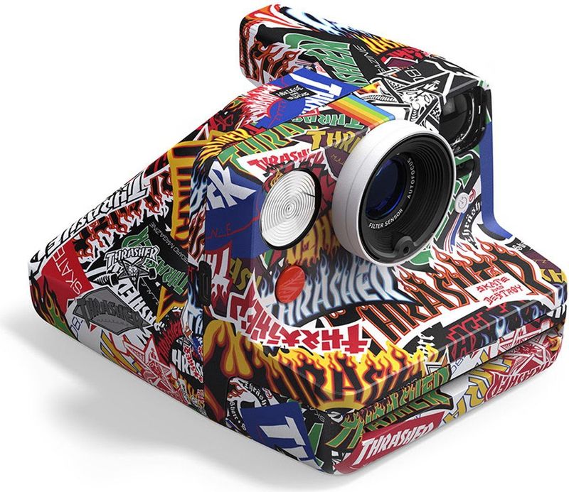 Polaroid - Now Gen 3 Thrasher Edition - Analoge Camera - Hydro-dipped - Oplaadbaar via USB-C