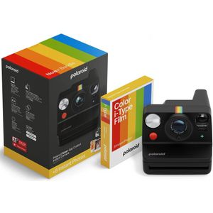 Polaroid Now+ 3 Schwarz + Color Film (8 Stück)