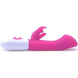 PleasureBoxxx multi speed ​​siliconen rabbit vibrator vibe g-spot clitoris stimulator