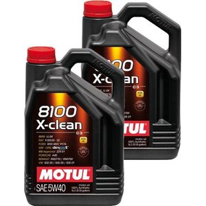 Motul Aanbieding: 2 X 8100 X-Clean 5W40 5L