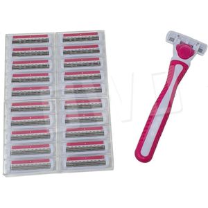 OWO - Scheermesjes wegwerp set met soft touch - 21 stuks