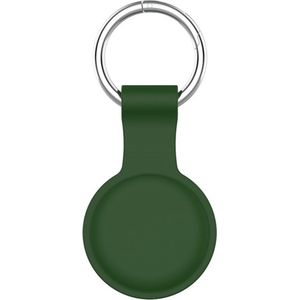 Lunso - Houder met sleutelhanger - Apple Airtags - Army Groen