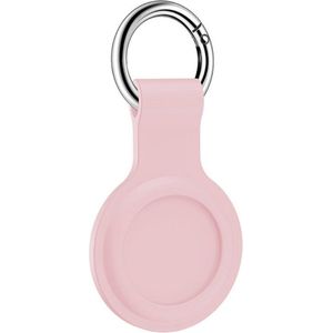 Lunso - Houder met sleutelhanger - Apple Airtags - Lichtroze