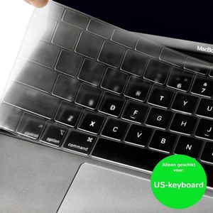 (US) Keyboard bescherming - MacBook Air (2018-2019) - Transparant