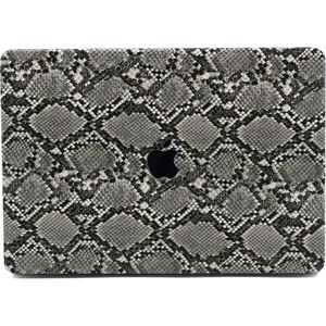 Lunso MacBook Pro 13 inch M1/M2 (2020-2022) cover hoes - case - Snake Pattern Grey