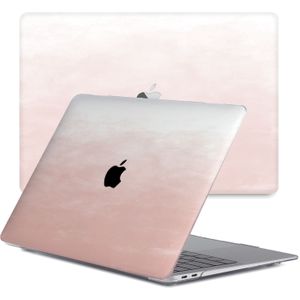 Lunso Geschikt voor MacBook Air 13 inch M1 (2020) cover hoes - case - Dusty Pink