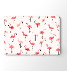 Lunso - MacBook Pro 16 inch - Vinyl Sticker - Flamingo White