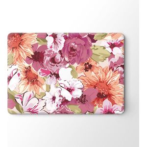 Lunso - Flower Painting - Vinyl Sticker voor MacBook Pro 16 inch