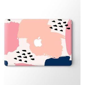 Lunso Geschikt voor MacBook Pro 16 inch (2019) vinyl sticker - Memphis Pastel