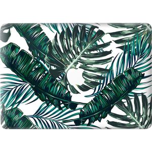 Lunso MacBook Air 13 inch (2018-2020) vinyl sticker - Green Leaves