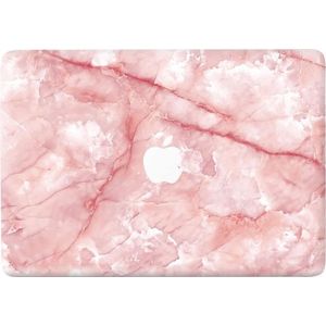 Lunso Geschikt voor MacBook Air 13 inch (2018-2020) vinyl sticker - Marble Blaire