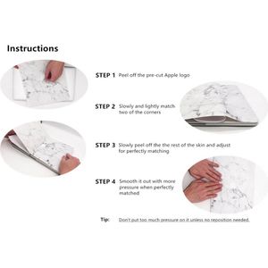 Lunso - Eyes - Vinyl Sticker - MacBook Air 13 inch - Geschikt voor Model 2018-2020