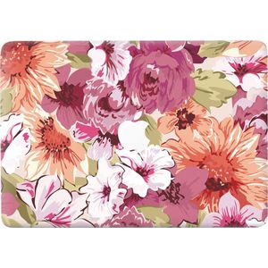 Lunso - Flower Painting - Vinyl Sticker - Voor MacBook Air 13 inch