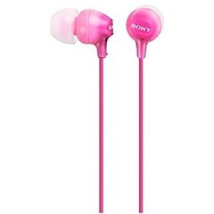 Sony MDR-EX15LPPI gesloten in-ear hoofdtelefoon Standaard 5 roze