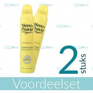 Heno Original Deodorant Spray - Voordeelverpakking 2 x 200 ml