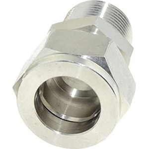 SS Pijp Adapter OD Buis Ferrule, Air Compressie Fitting Connector Roestvrij Staal 304 (Kleur: 3/4 Inch, Maat: 25,4 mm OD buis)